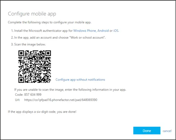 enter the code displayed in microsoft authenticator app