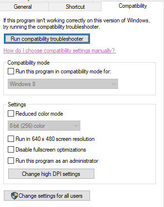 Compatibility Troubleshooter for Windows