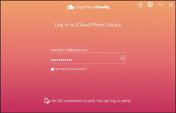 Download iCloud pictures to PC