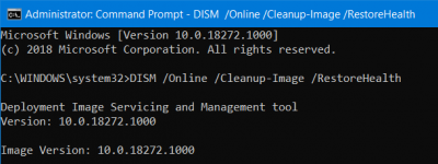 DISM Tool Restore Health