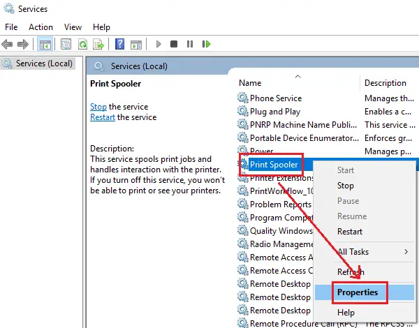 what does spooling mean on printer