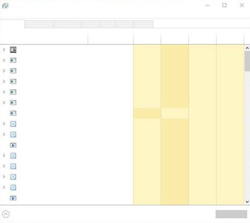 Диспетчер задач пуст