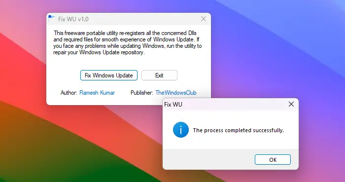 fix wu windows updates