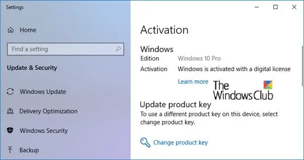 windows activation