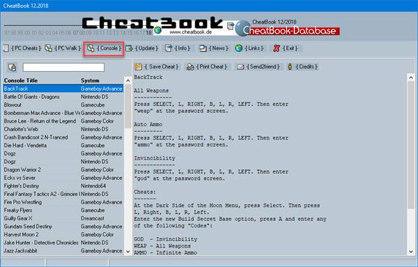 Access Game Cheats And Cheat Codes With Cheatbook Database