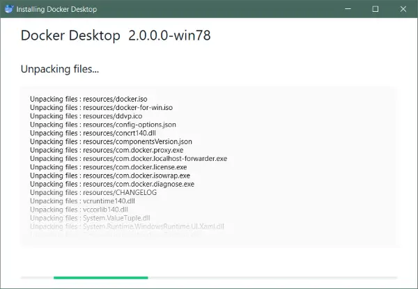 Docker Desktop on Windows