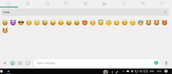 Emoji Shortcut for WhatsApp Web