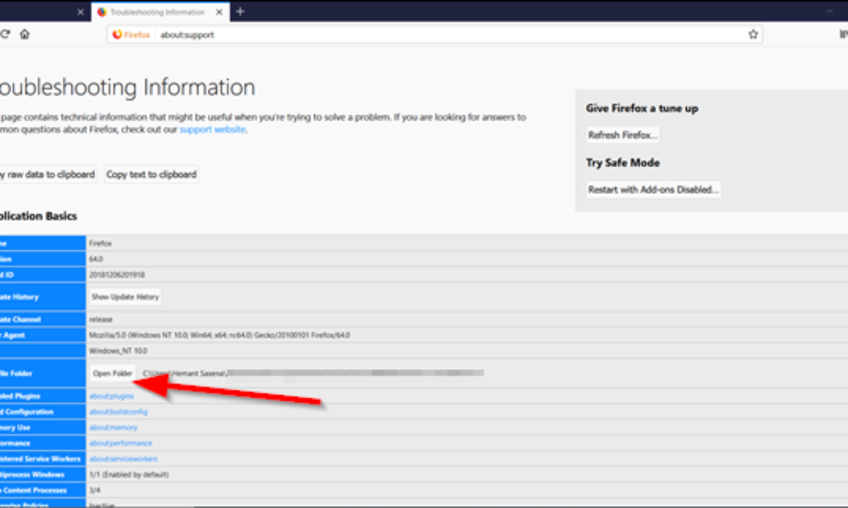 How To Find Firefox Profile Folder On Windows Pc