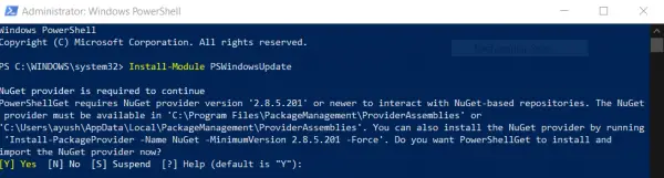 WuInstall - How to force Windows 10 updates to install using the command line