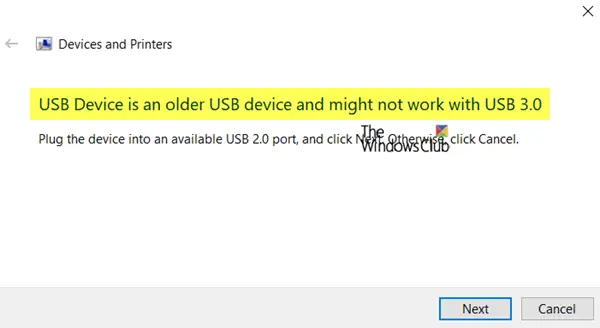 USB Composite Device is an older device and might not work