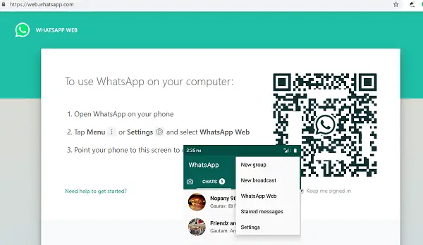 Login www.whatsapp-web.com WhatsApp Web: