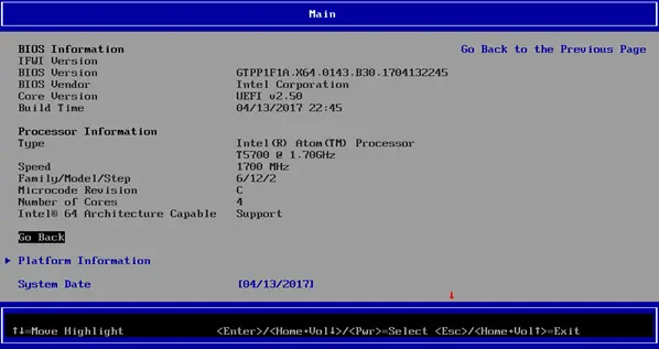 Bios-Whitelist