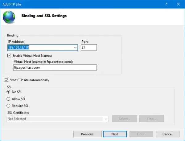 How to set up an FTP Server on Windows 10