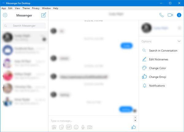 Facebook Messenger clients