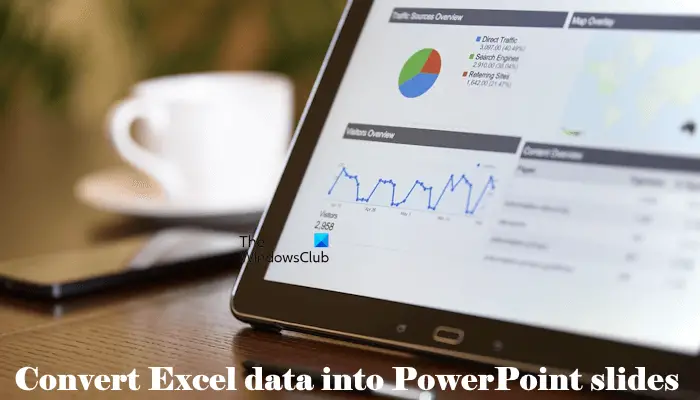 Convert Excel data into PowerPoint slides