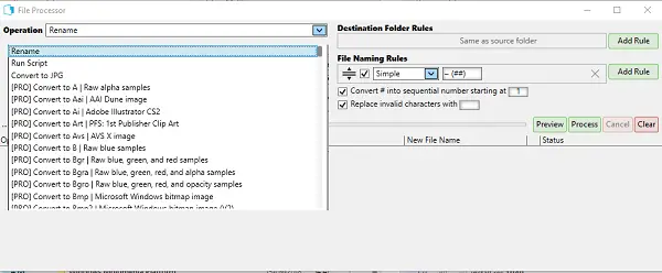 Batch-Funktionen In One Commander