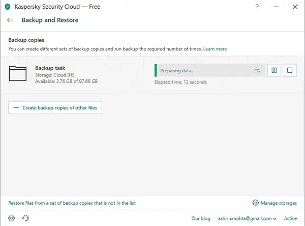 Kaspersky Backup Restore Solution