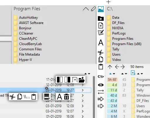 One Commander is a free alternate File Manager