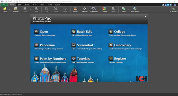 PhotoPad - Free Photo Editor for Windows 10