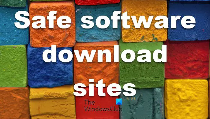 Safe software download sites