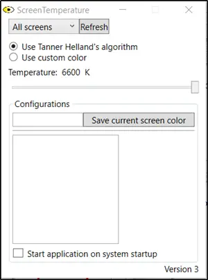 Reduce screen color temperature on PC