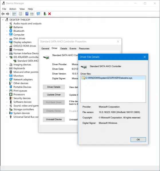 ide ata atapi controllers driver download windows 10