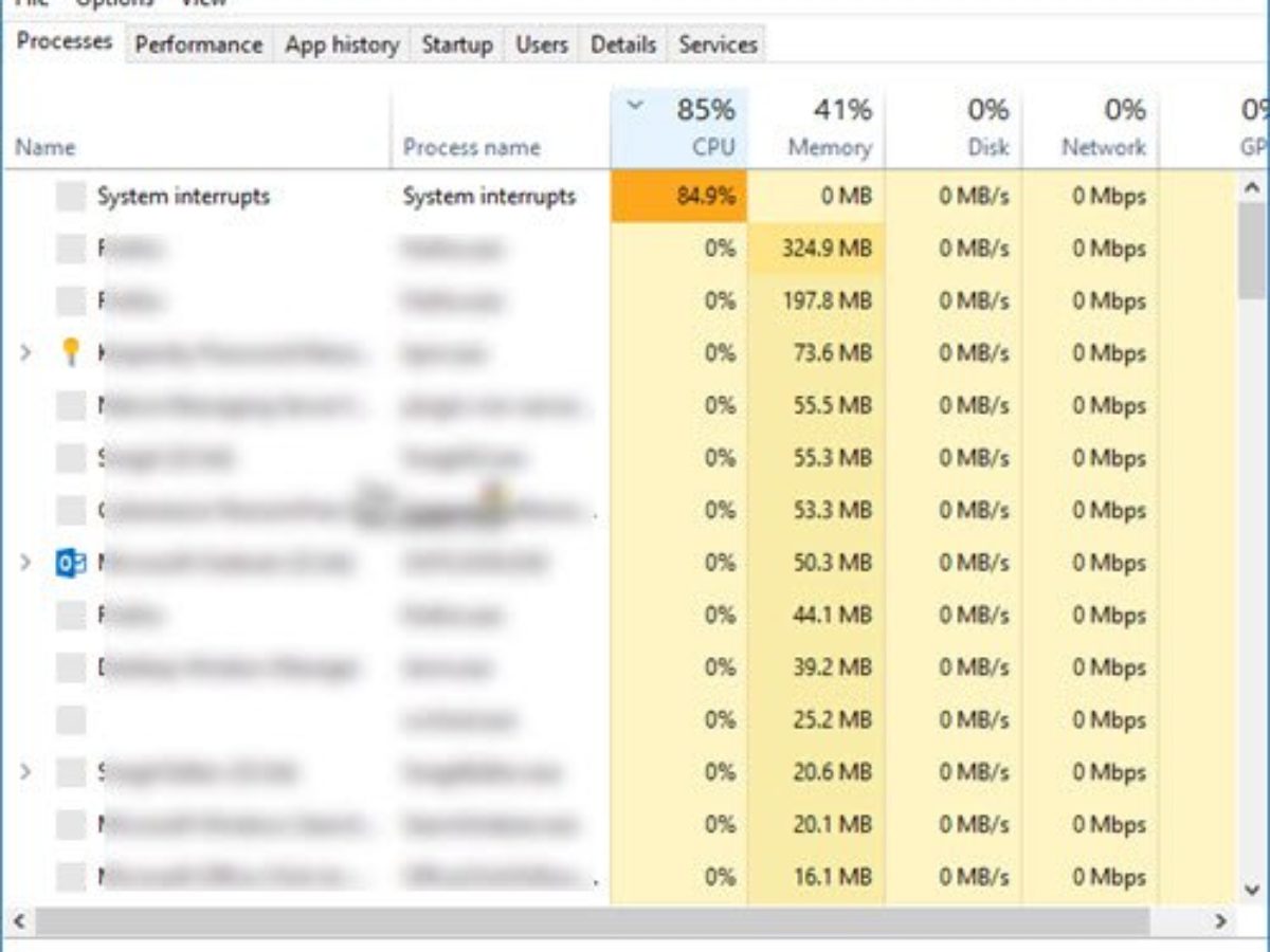 Fix System Interrupts High Cpu Usage In Windows 10