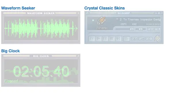 Winamp Skin and Plugins