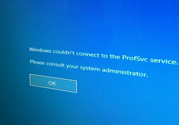 This is normally encountered when individual is trying to log inwards to their User Accounts Windows couldn’t connect to the ProfSVC service