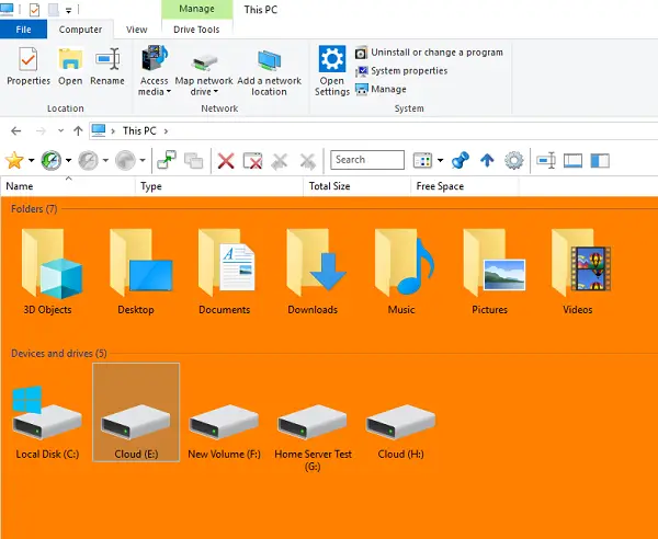 change folder background in Windows 10