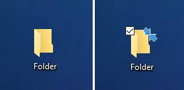 are the small arrow overlays which appear on desktop icons