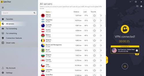 Use VPN to set your Location