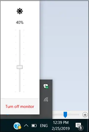 Brightnesstray Slider