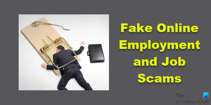 Fake Online Employment and Job Scams