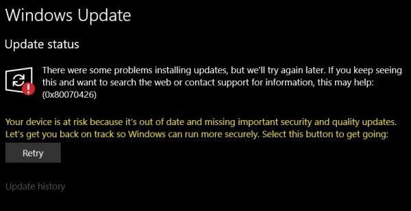 Fix Error 0x80070426 for Microsoft Store and Windows Update - 92