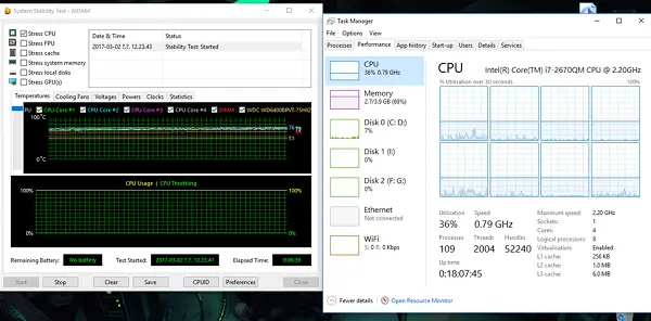CPU is not running at full speed