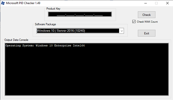 microsoft check product key