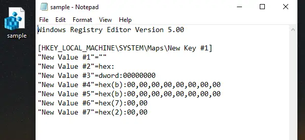 Edit Registry file in Notepad