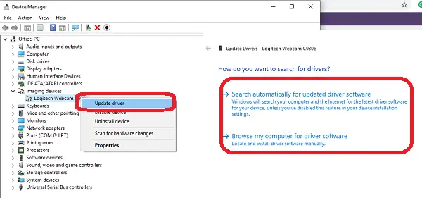 how to check my webcam windows 10