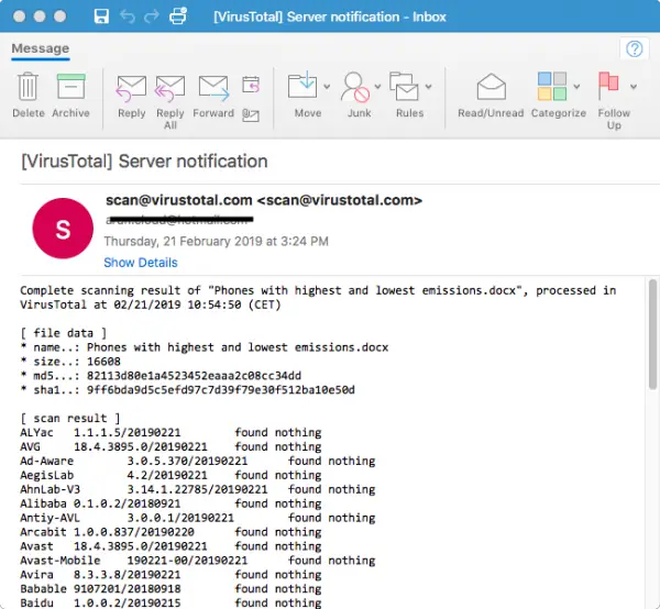 How to scan email attachments for virus online