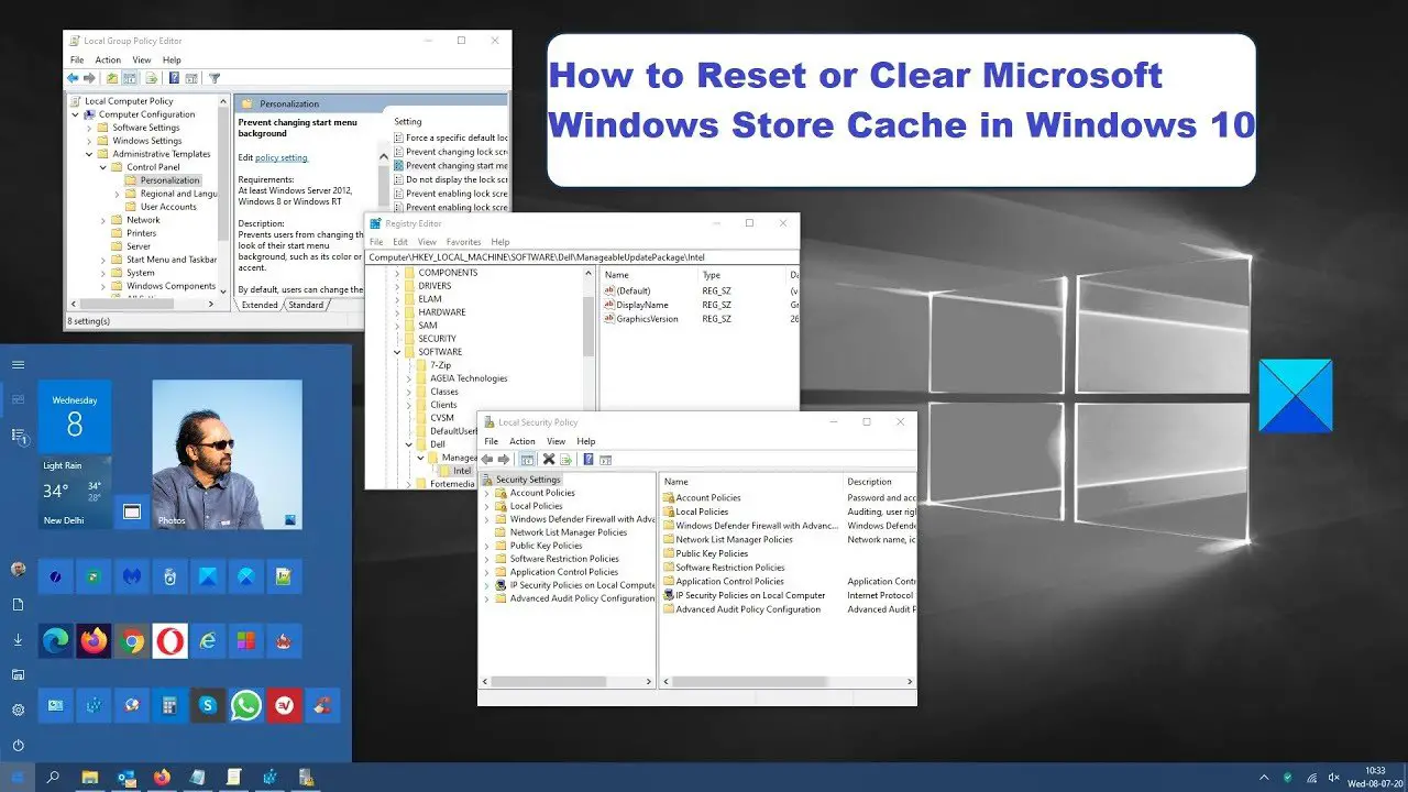 How To Reset Or Clear Microsoft Store Cache In Windows 10