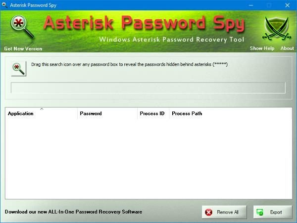 Asterisk Entlarven Und Verstecktes Passwort Anzeigen