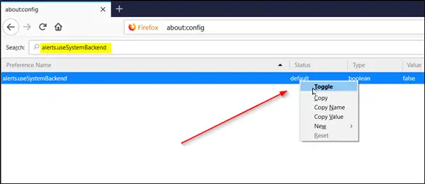 Turn off Firefox notifications in Windows 10 Action Center