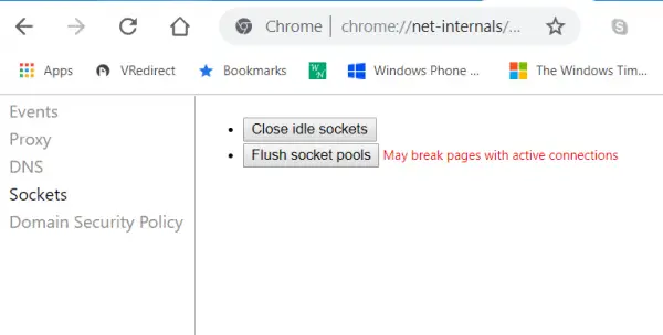 Some users conduct maintain been reporting an mistake for Google Chrome that says  Fix ERR_SOCKET_NOT_CONNECTED for Google Chrome on Windows 10