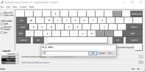 enable or disable Alt Gr key