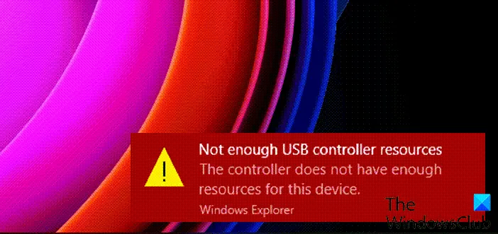 Nicht Genügend Usb-Controller-Ressourcen