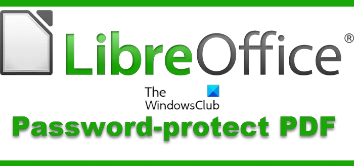 Password-protect PDF documents with LibreOffice