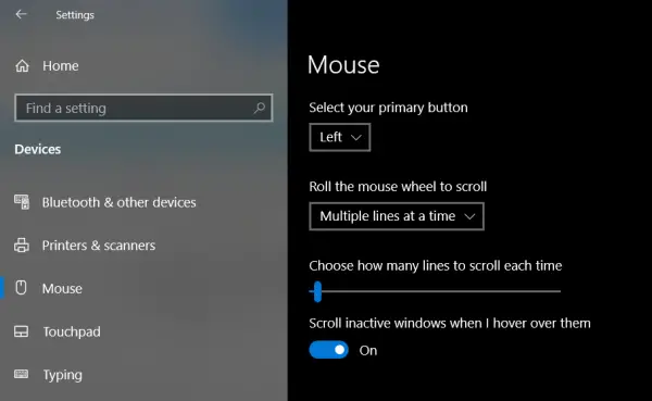 Windows 10 mouse scrolling automatically up or down