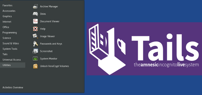 Tails live operating system