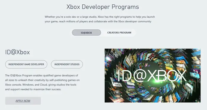 Xbox Developer Programs